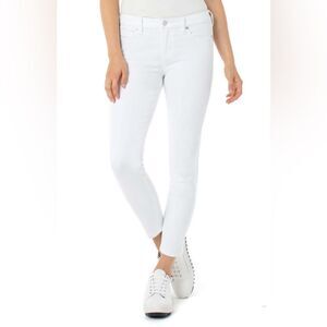 Liverpool NWT Abby ankle skinny jeans in bright white size 25